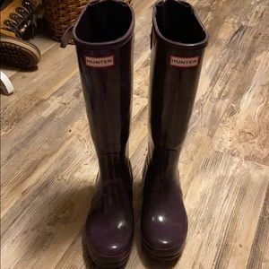 Hunter rain boots